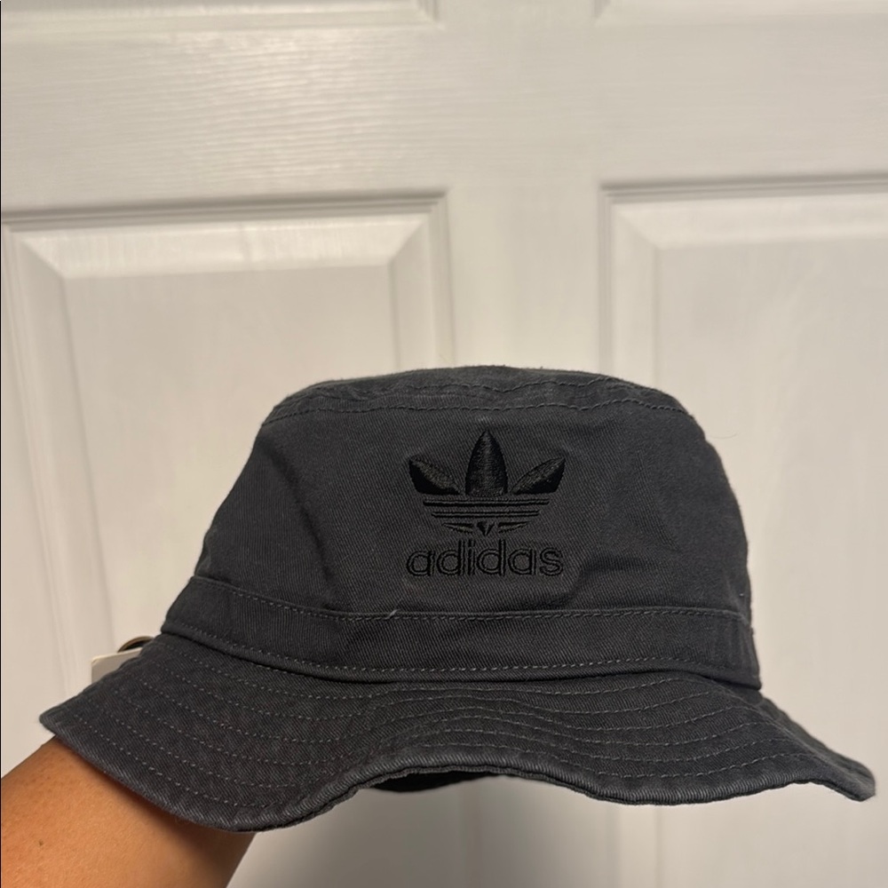 Adidas Carbon Grey/ Black Bucket Hat UNISEX